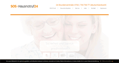 Desktop Screenshot of hausnotruf24.de
